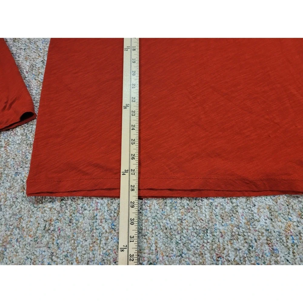Polo Ralph‎ Lauren Shirt Mens Large Red Henley Hoodie Pullover Double Layer Pima